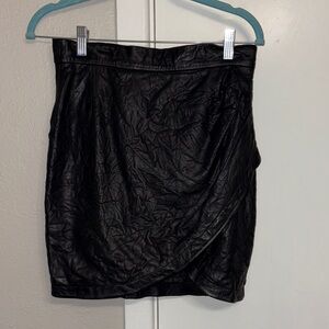 Zadig & Voltaire - Défilé - Lamb leather mini skirt - size 36